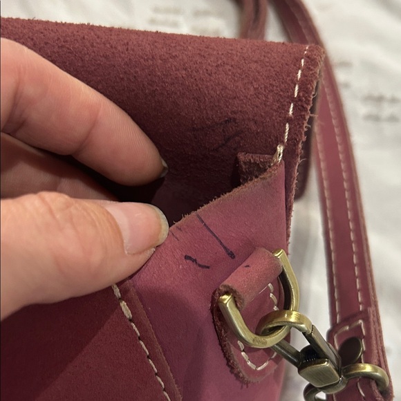 Portland Leather Goods Metro Crossbody Bag - mauve/rose - Picture 4 of 10